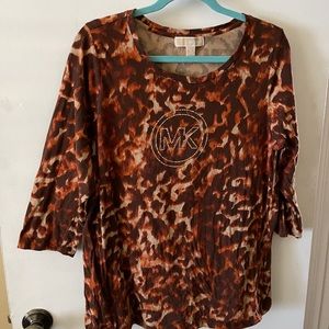 Michael Kors - leopard top XL